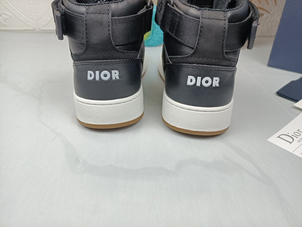Women's Black DB mid-top sneaker