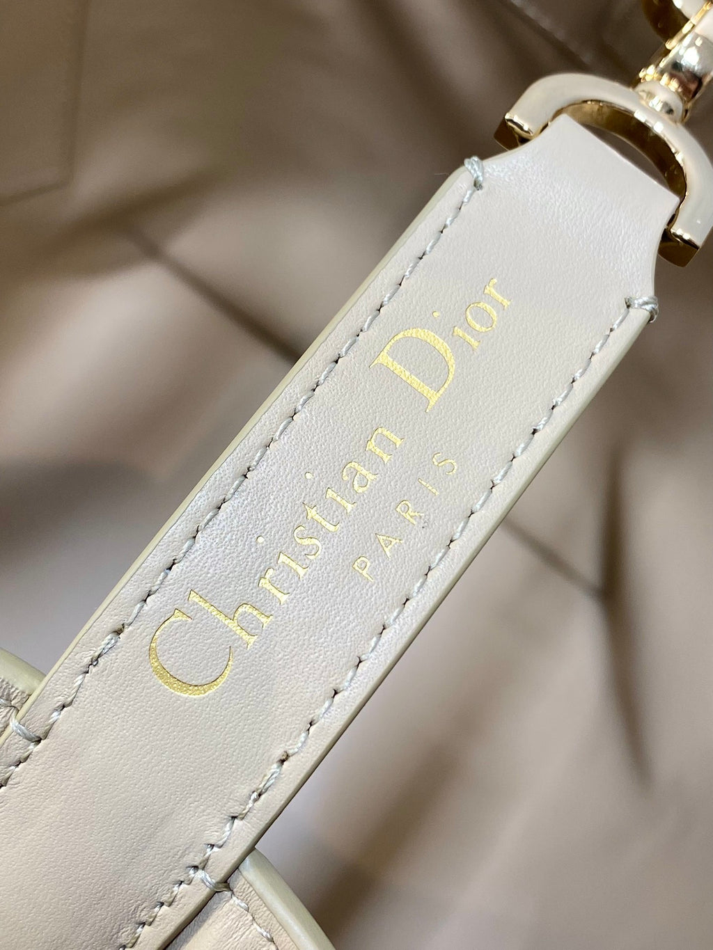 Powder Beige Small Toujours Vertical Tote Bag