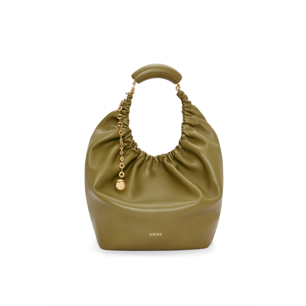 Olive Medium Squeeze Bag