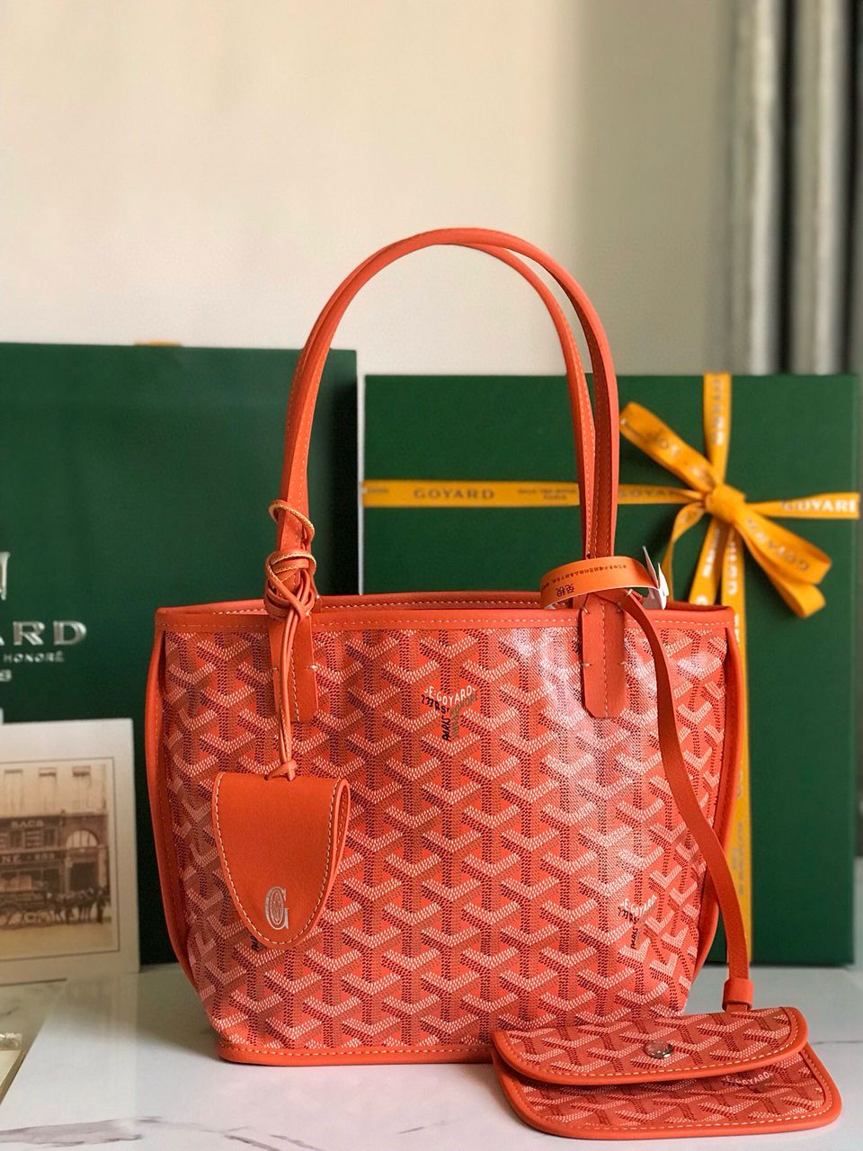 Orange Anjou Mini Bag