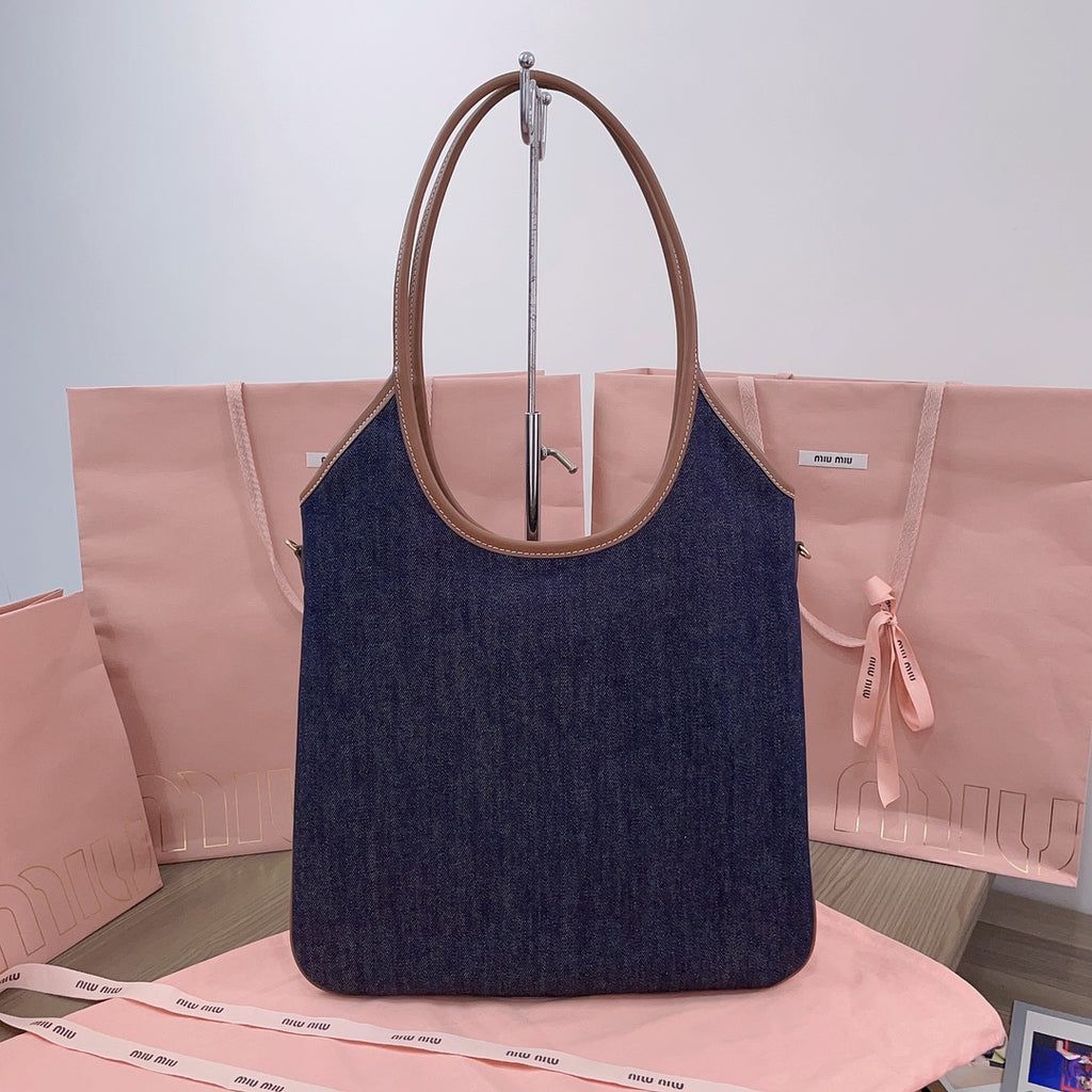 Blue/Brandy IVY Denim Bag