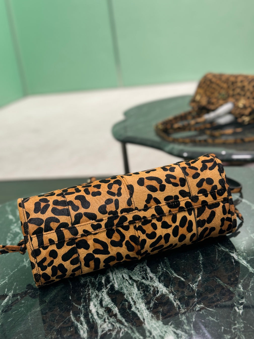 Honey Bonnie Medium Printed Leather Handbag