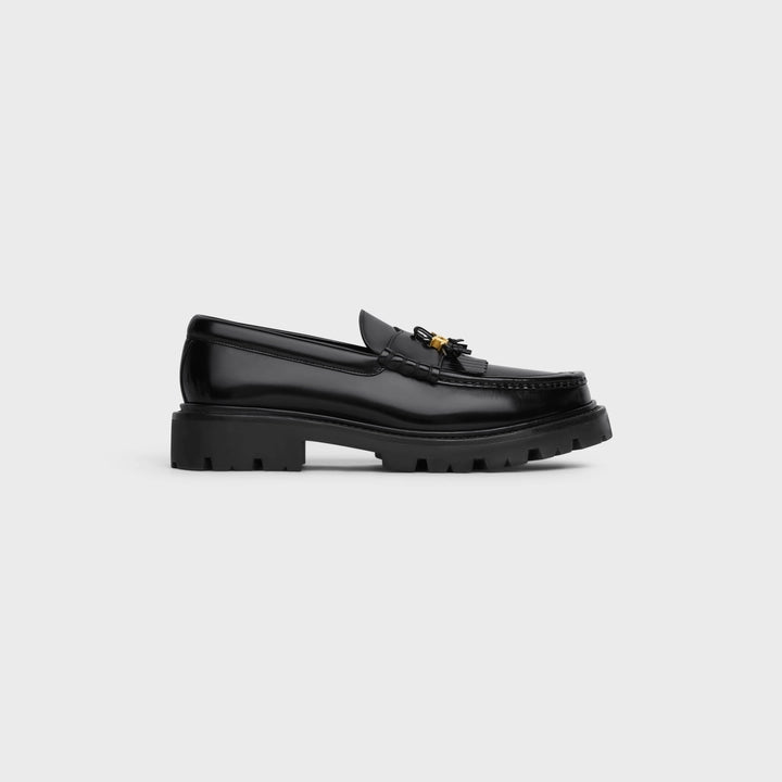 Black CM Loafer With Tassels