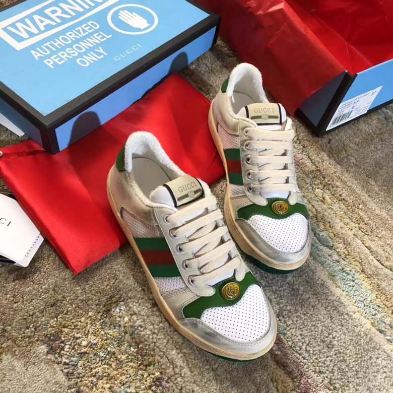 Women's off-white GS canvas-trimmed leather sneakers