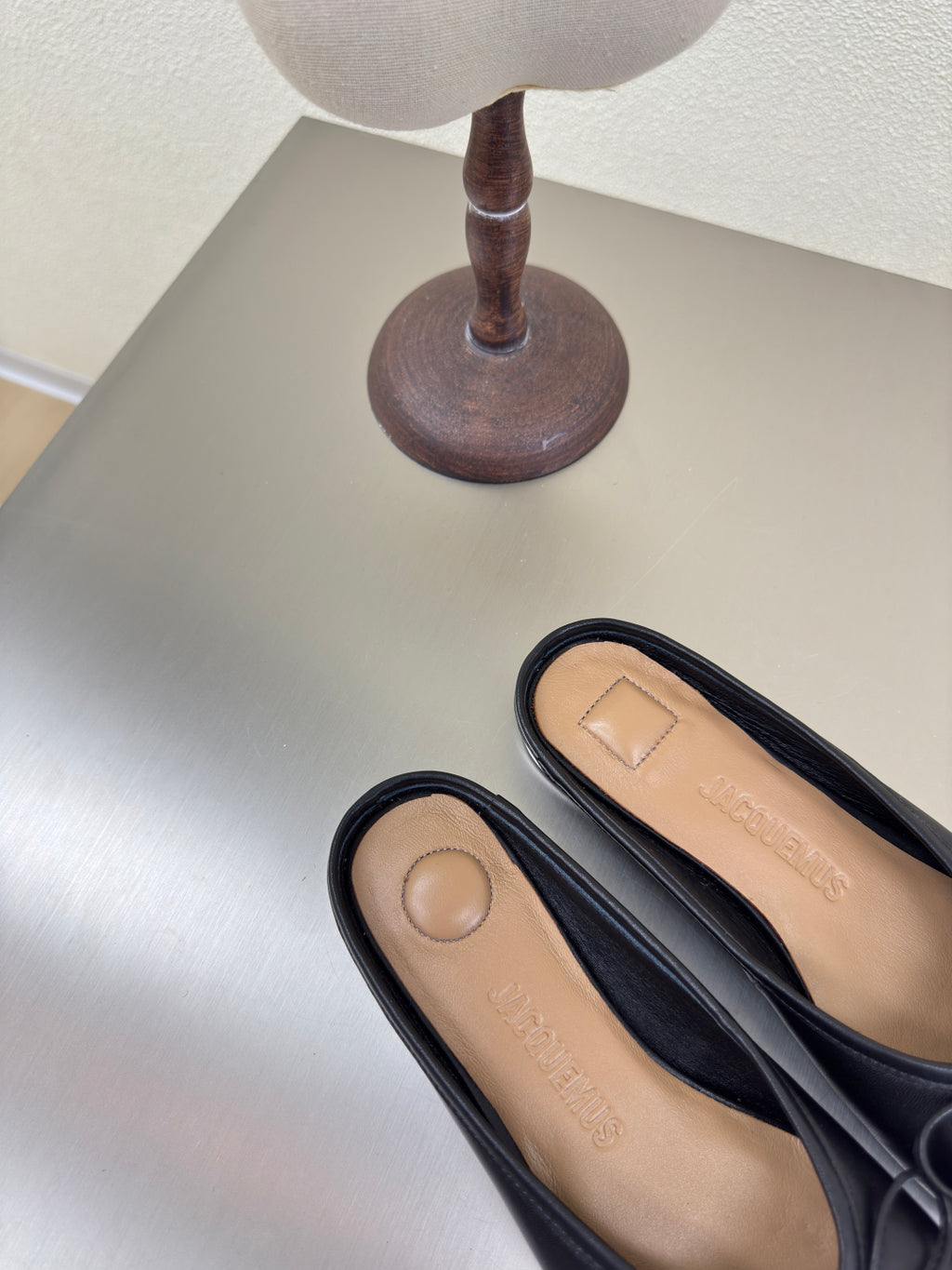 Black The Flat Ballet Mules