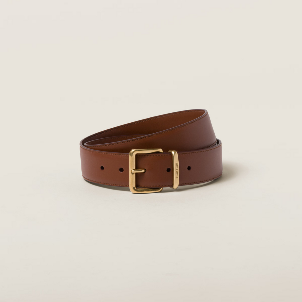 Tobacco FTR Leather Belt