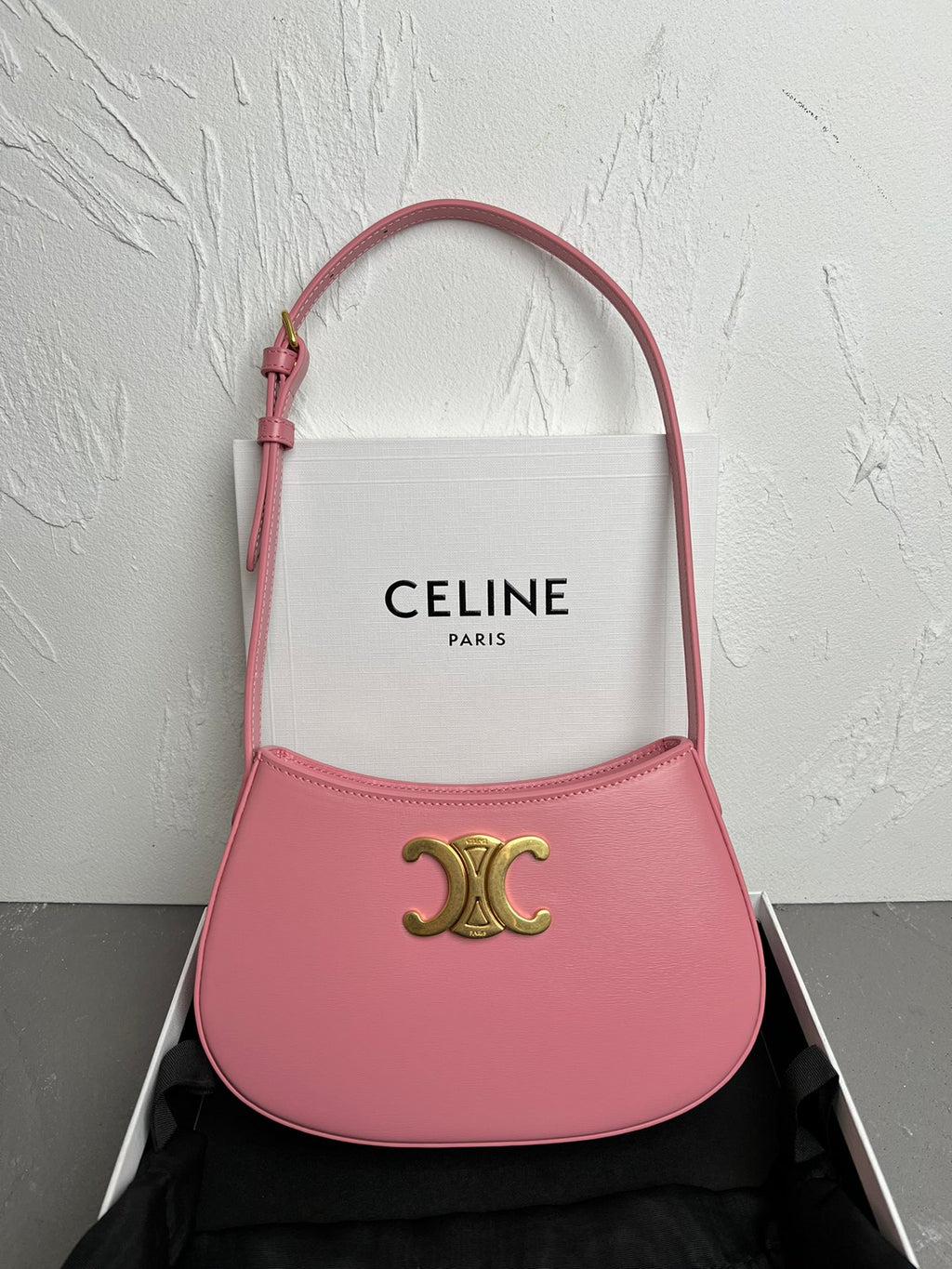 Rose Medium CT Bag In Shiny Leather