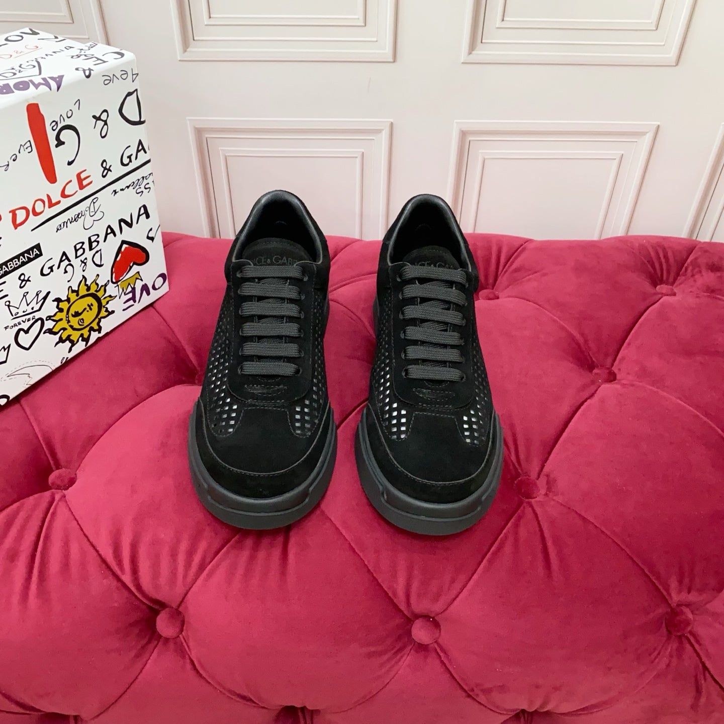 Black Suede Portofino Yacht Shoes