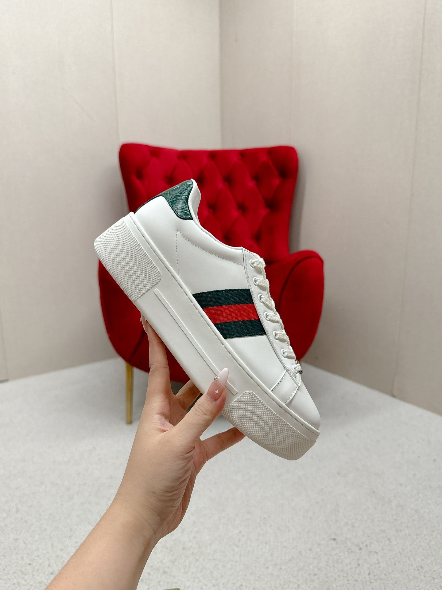 Men's White Ace Sneaker