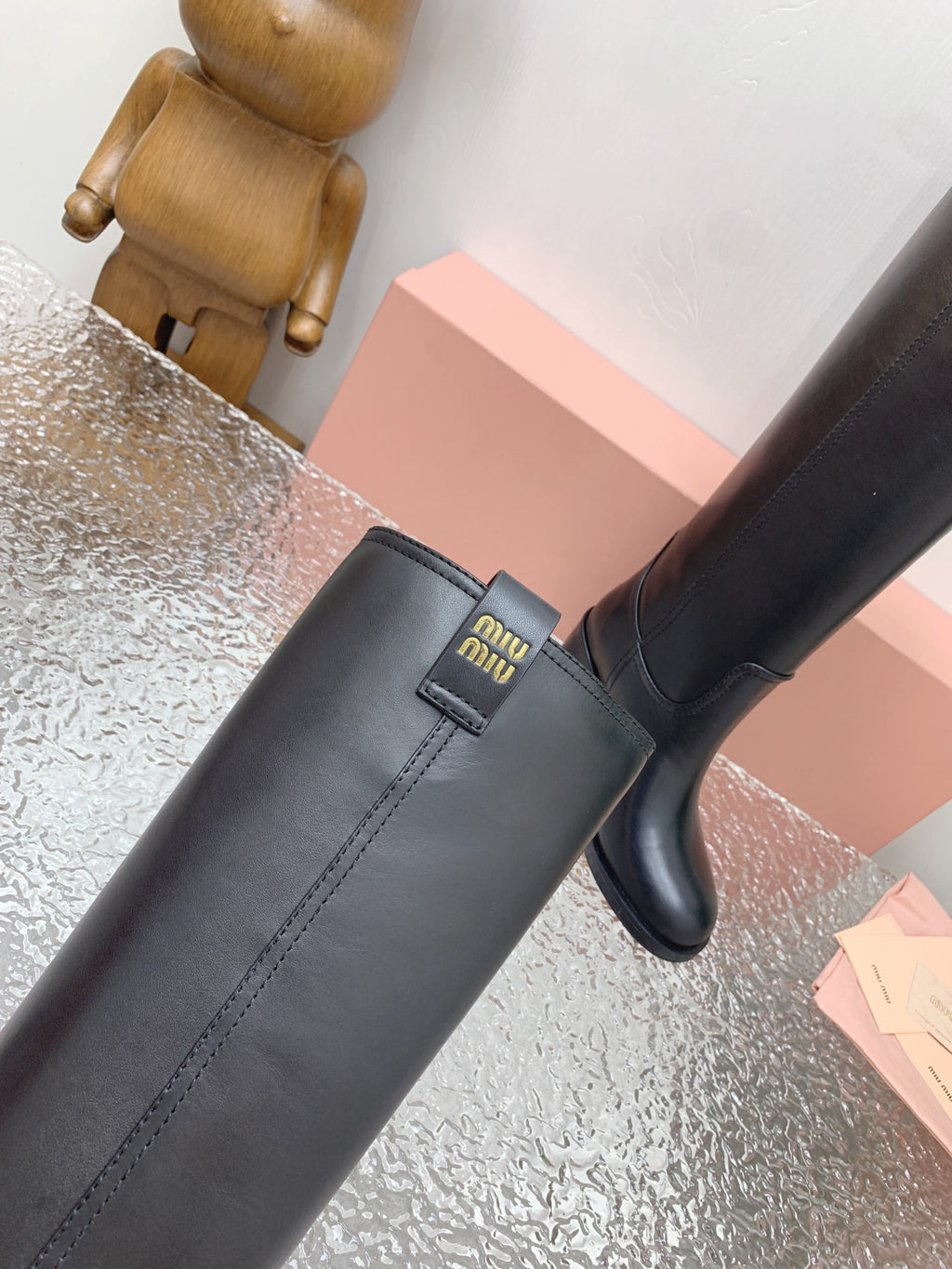 Black MM Leather Boots