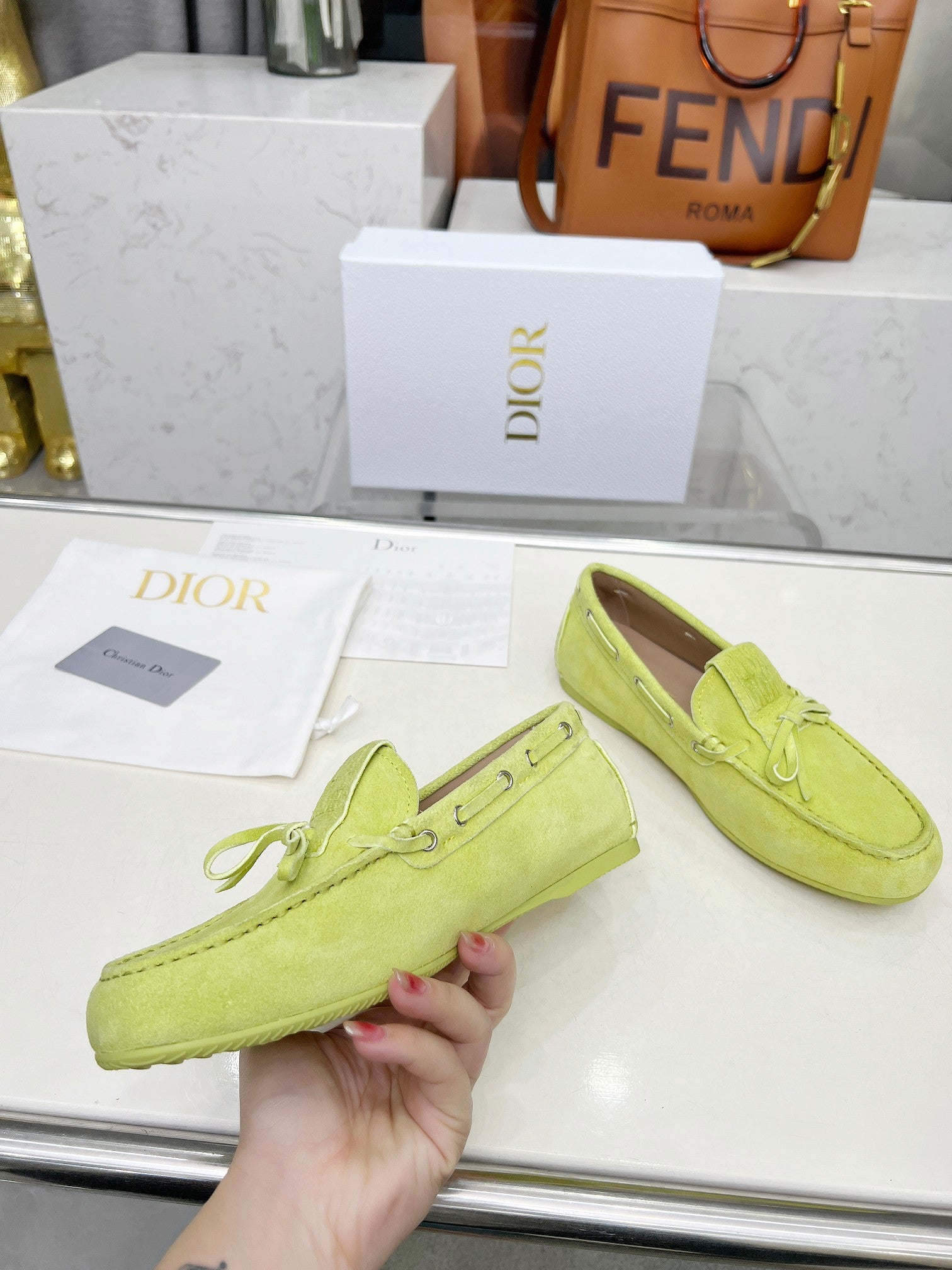 Peridot Green Miss D Street Loafer