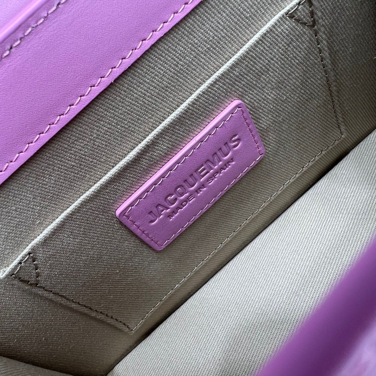 Purple LC Noeud Coiled Handbag