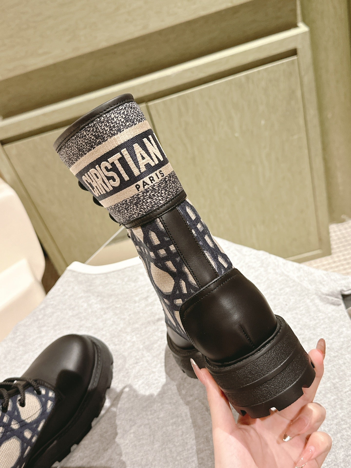 Black & Blue D-Major Ankle Boot