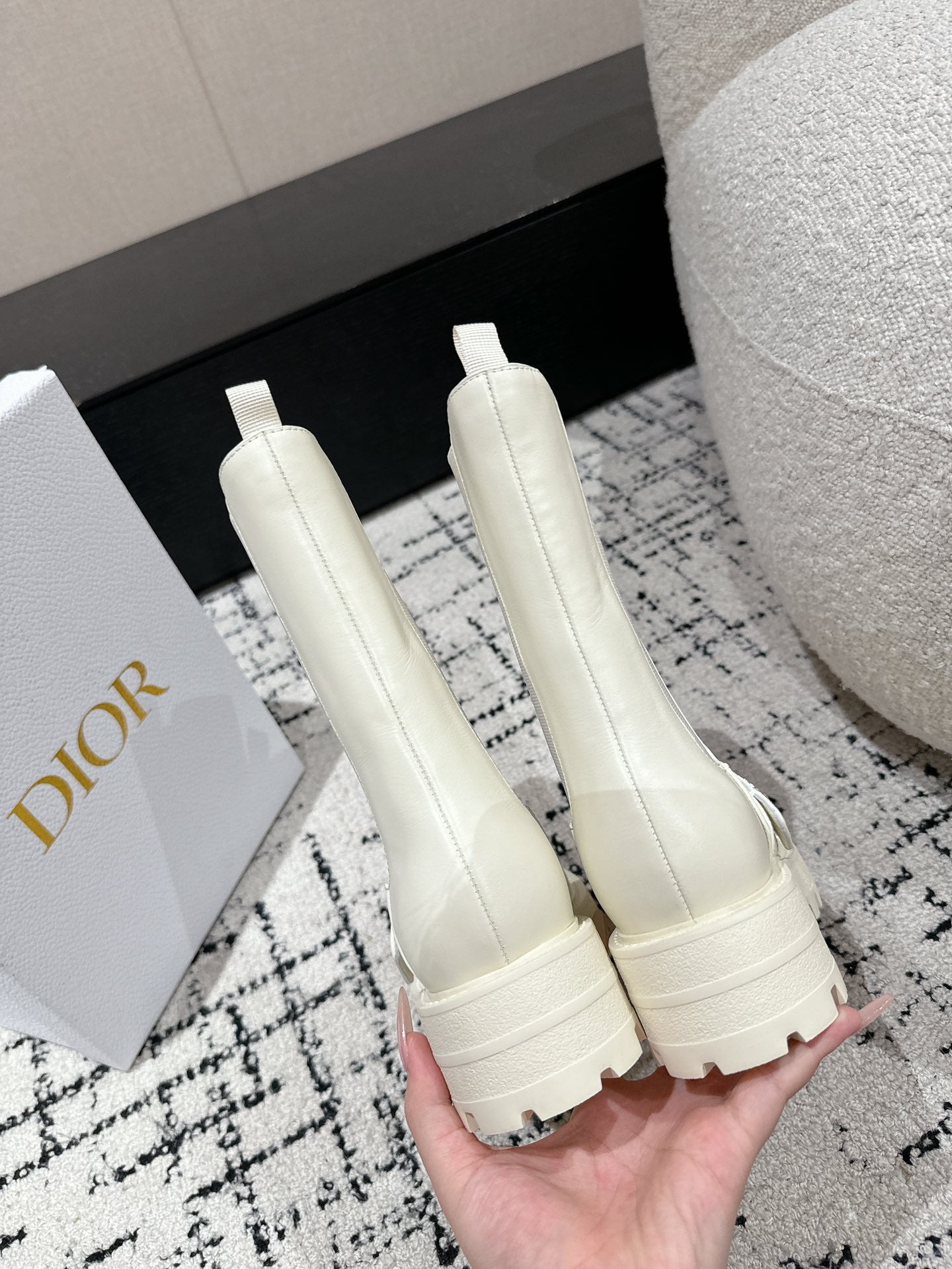 White Quest Ankle Boot