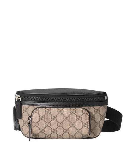 Beige & Black Men's GS Bumbag
