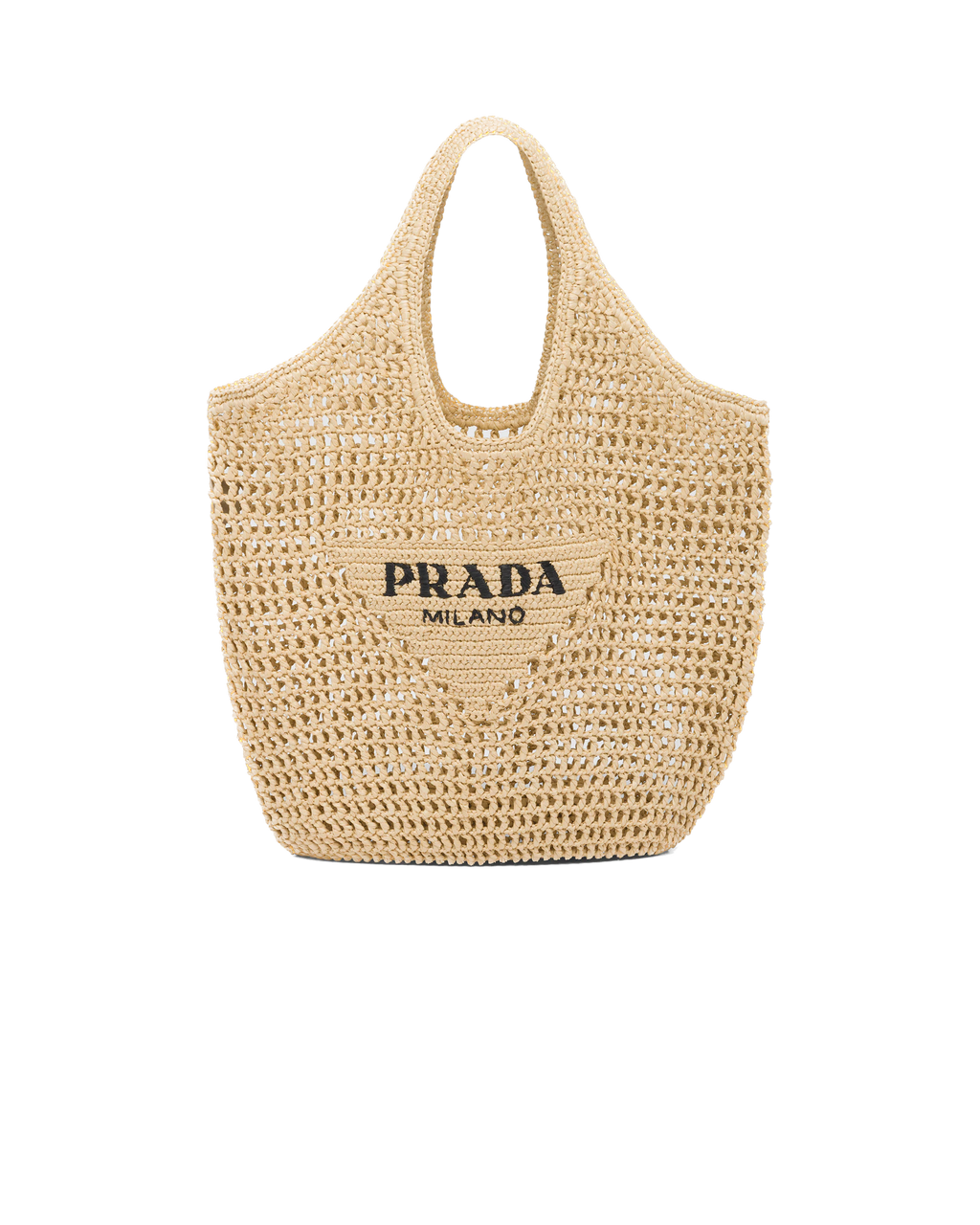 Natural large raffia tote bag