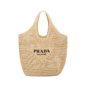 Natural large raffia tote bag