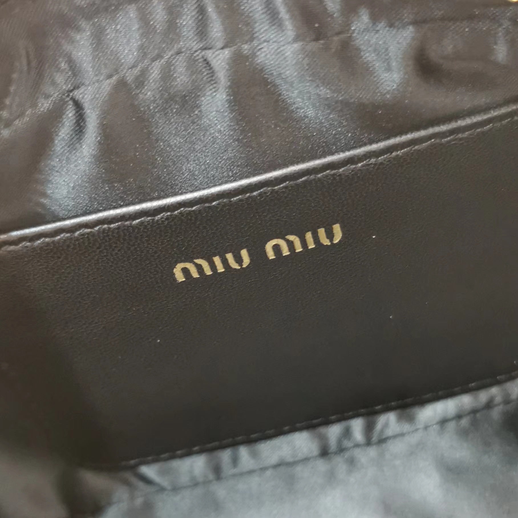 Black AM Leather Mini-Bag