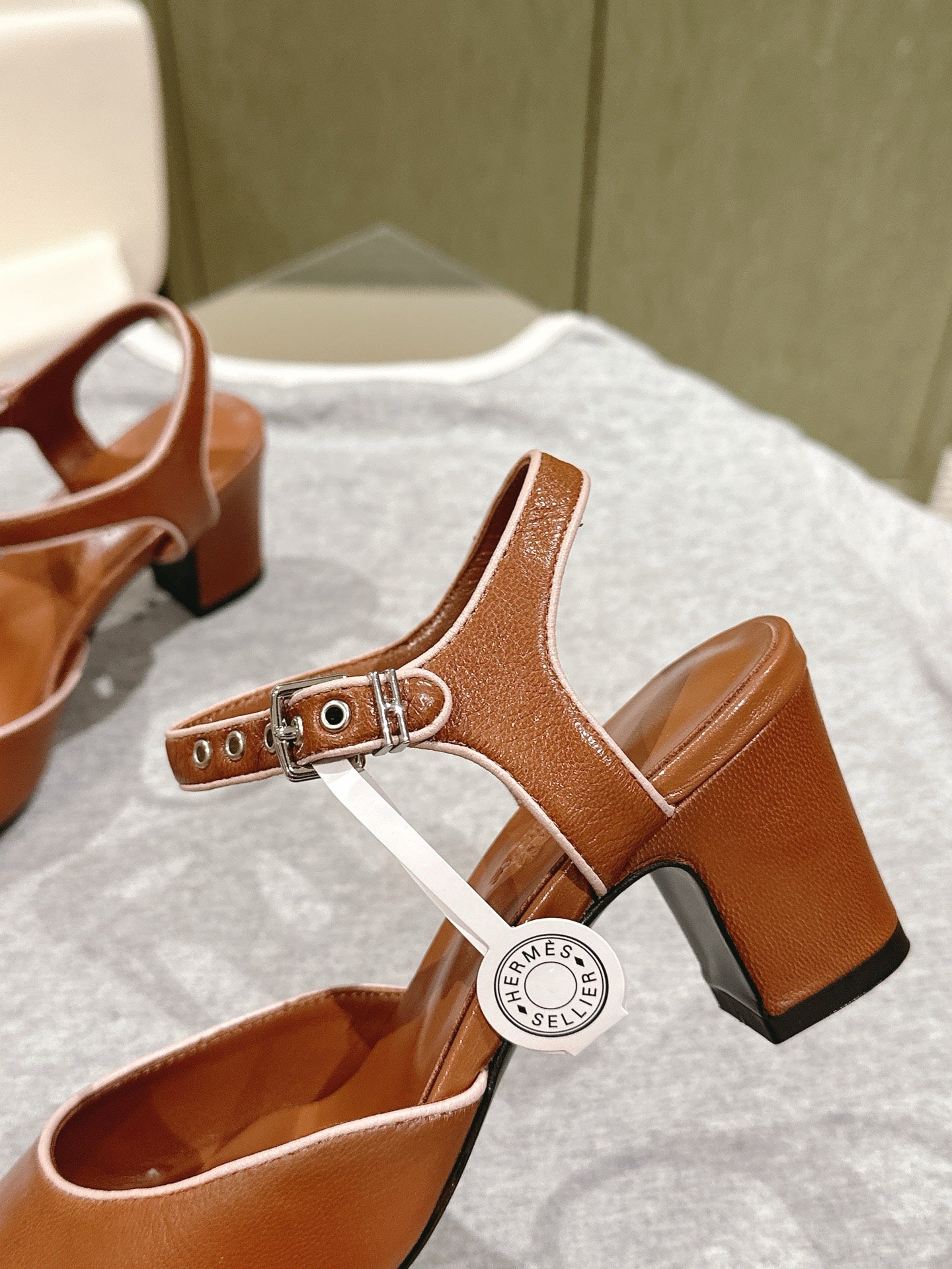 Marron Alezan Kamilla 60 Pump