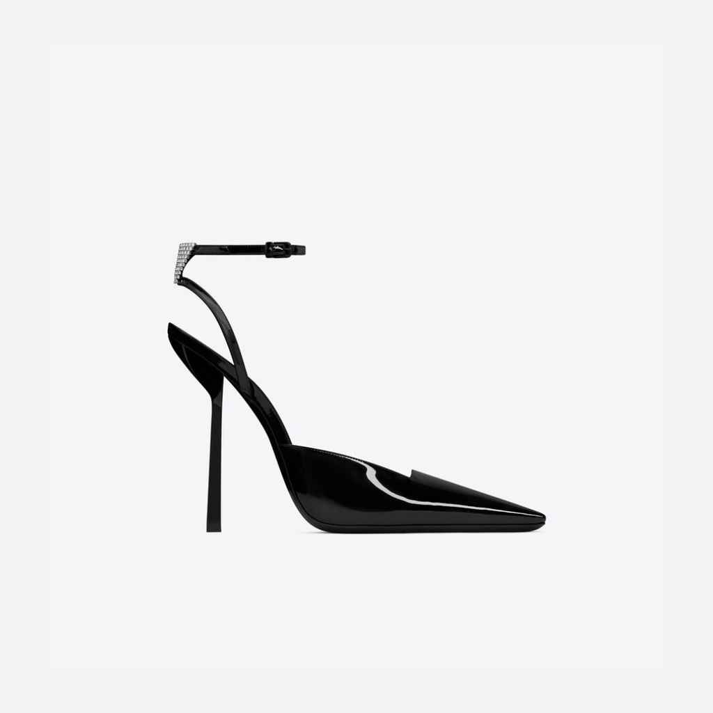 Black YA Pumps In Patent Leather
