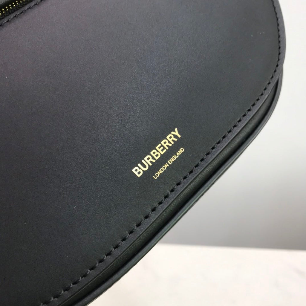 Black small leather BO bag