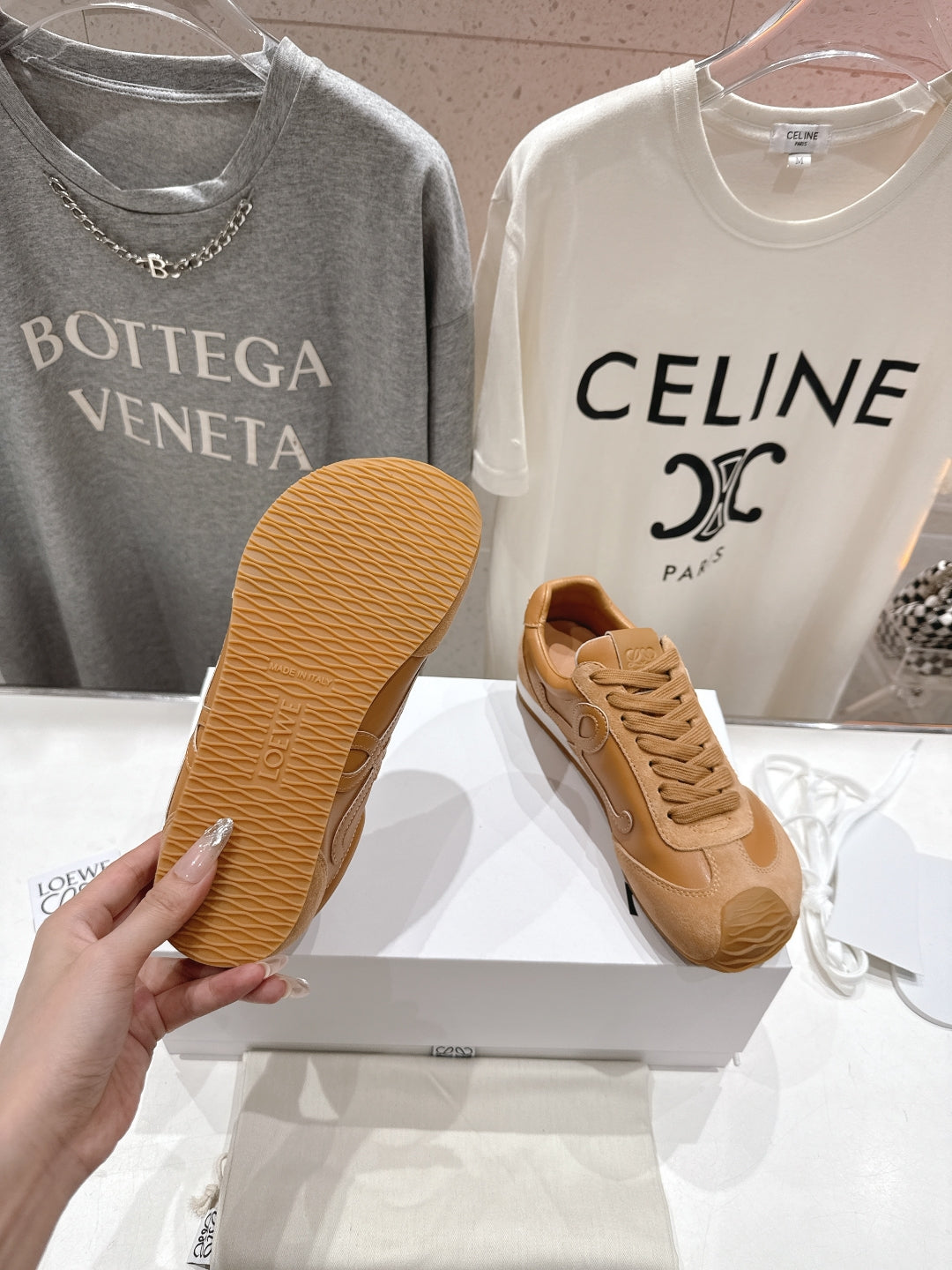 Men's Cinnamon Ballet Runner 2.0 In Soft Leather