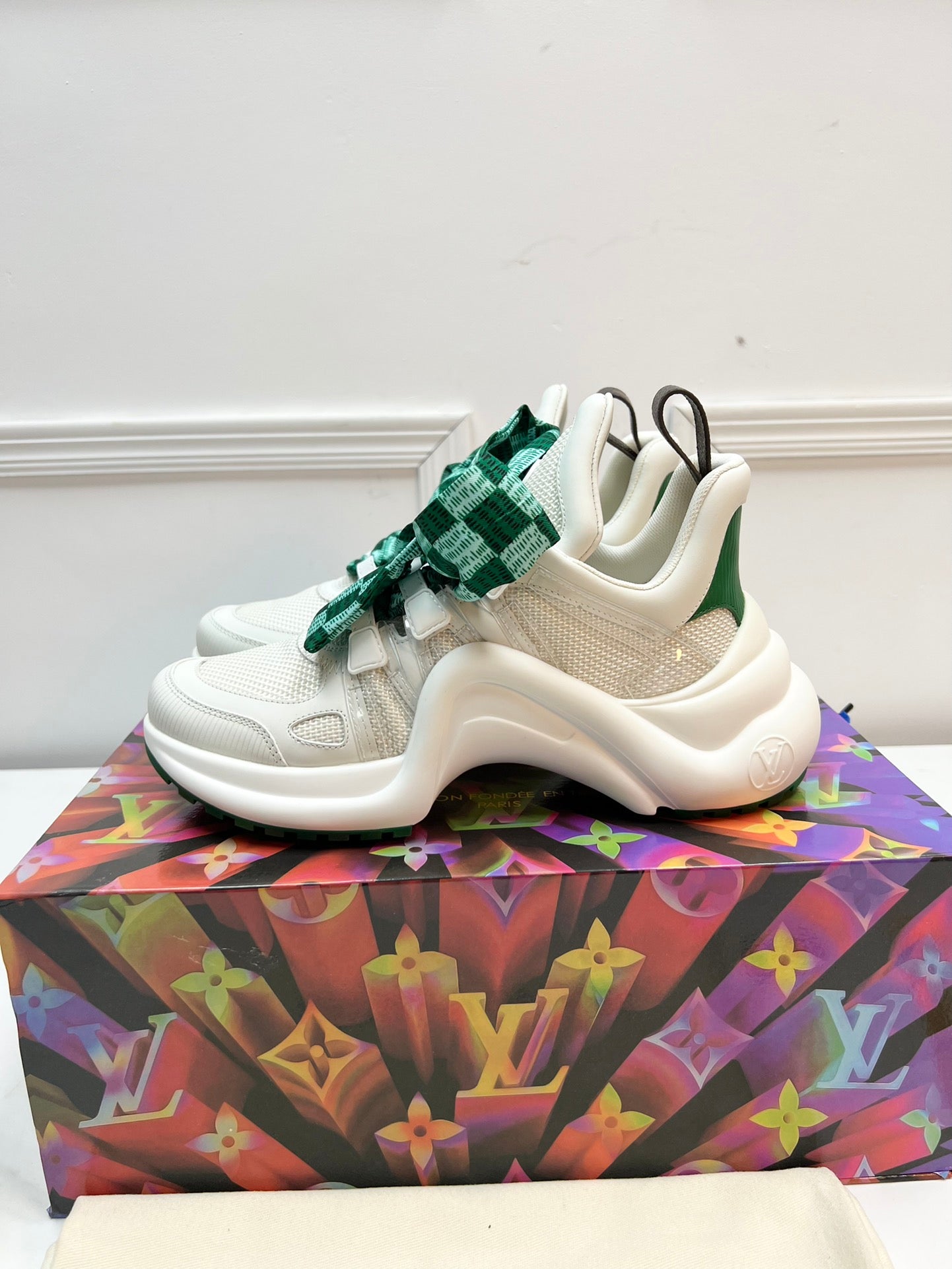 Green LA sneaker
