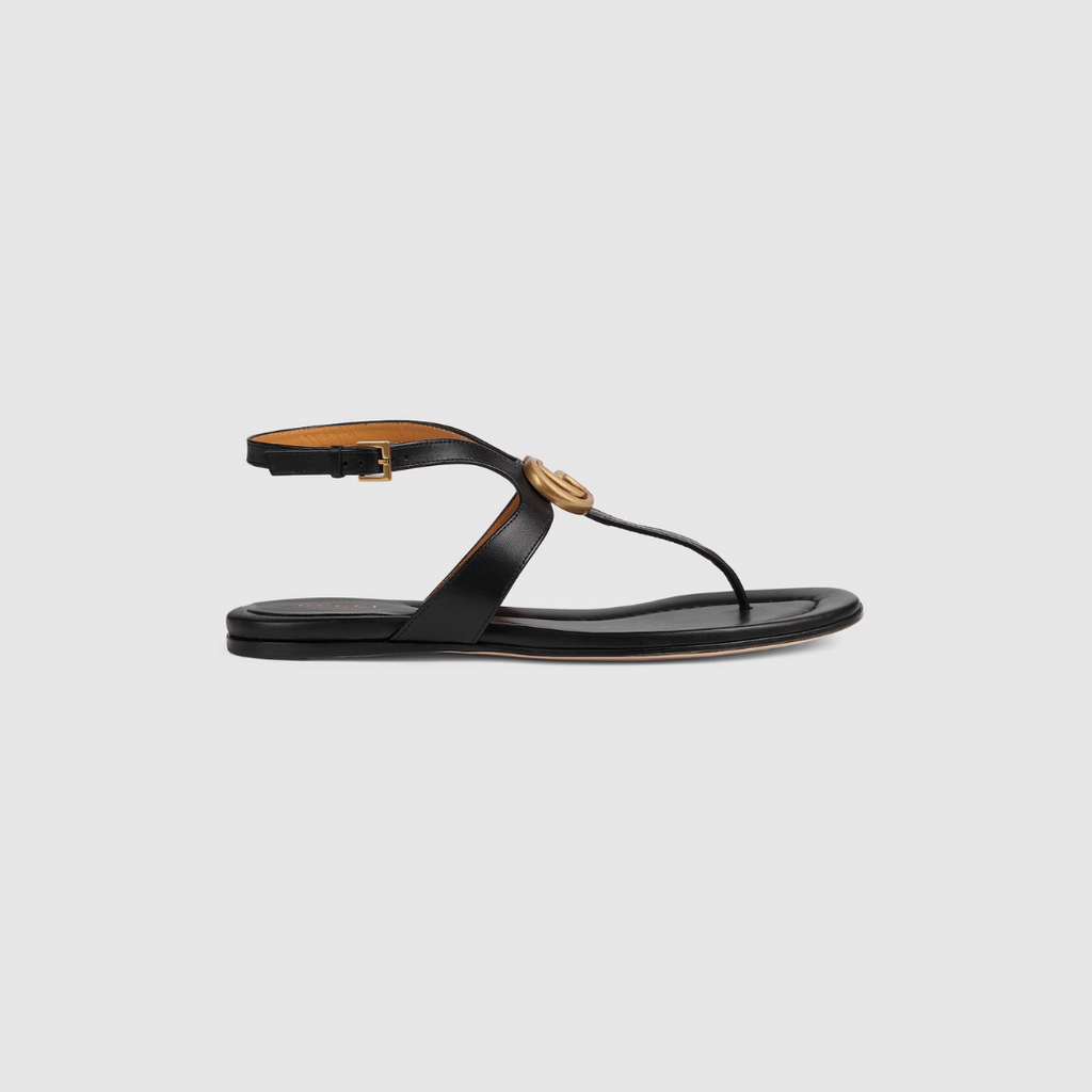 Black G Thong Sandal