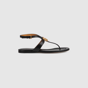Black G Thong Sandal
