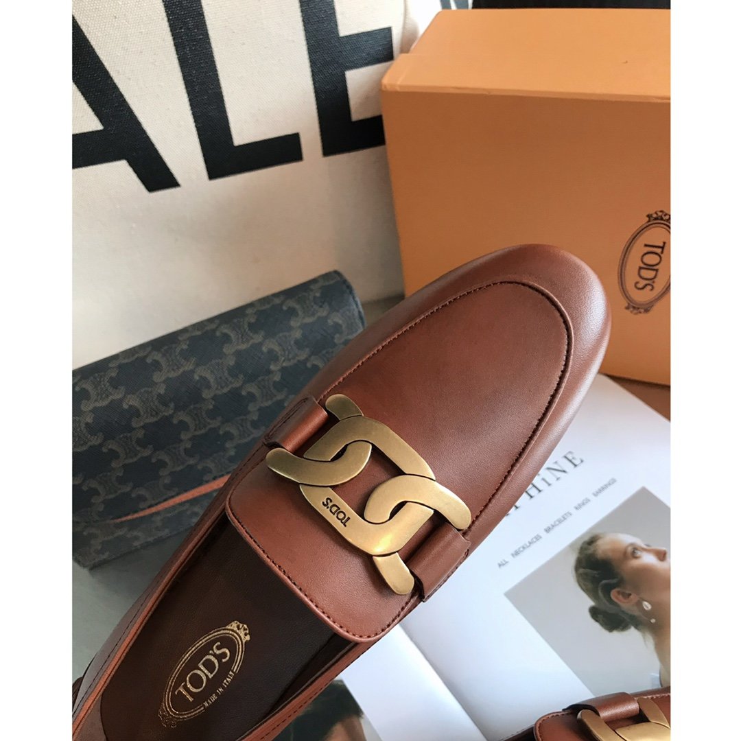 Brown TK loafers