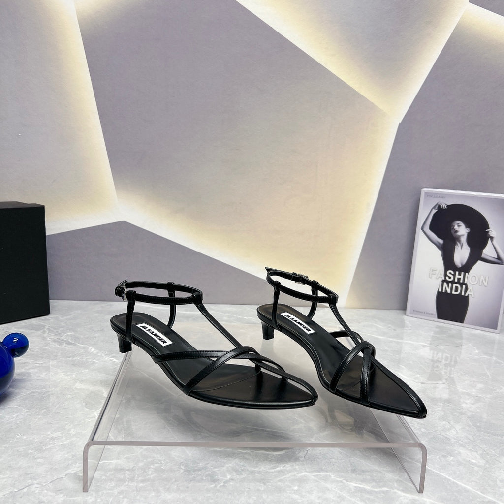 Black JS Sandals