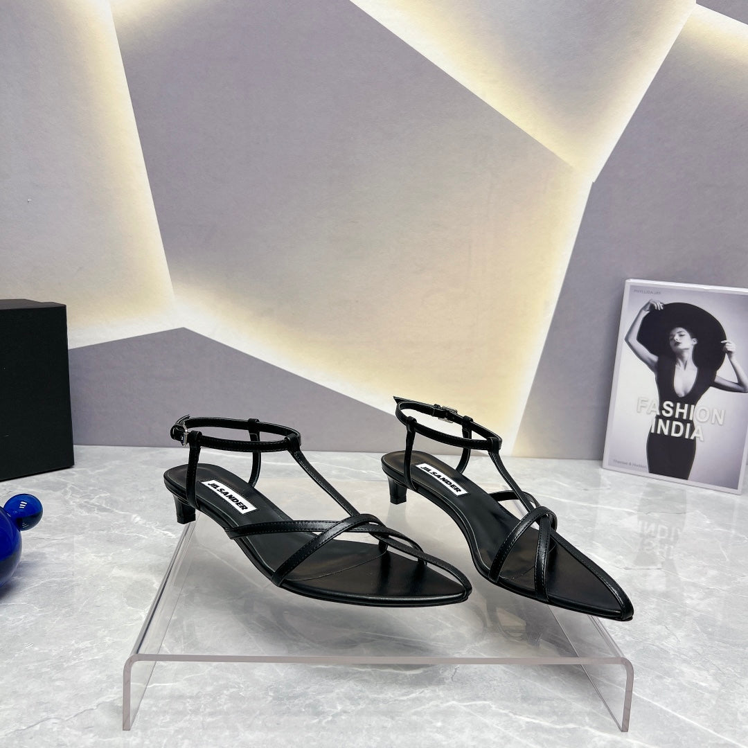 Black JS Sandals