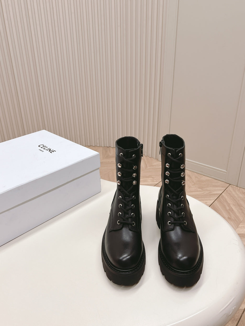 Black Rangers Mid Lace-Up Boot