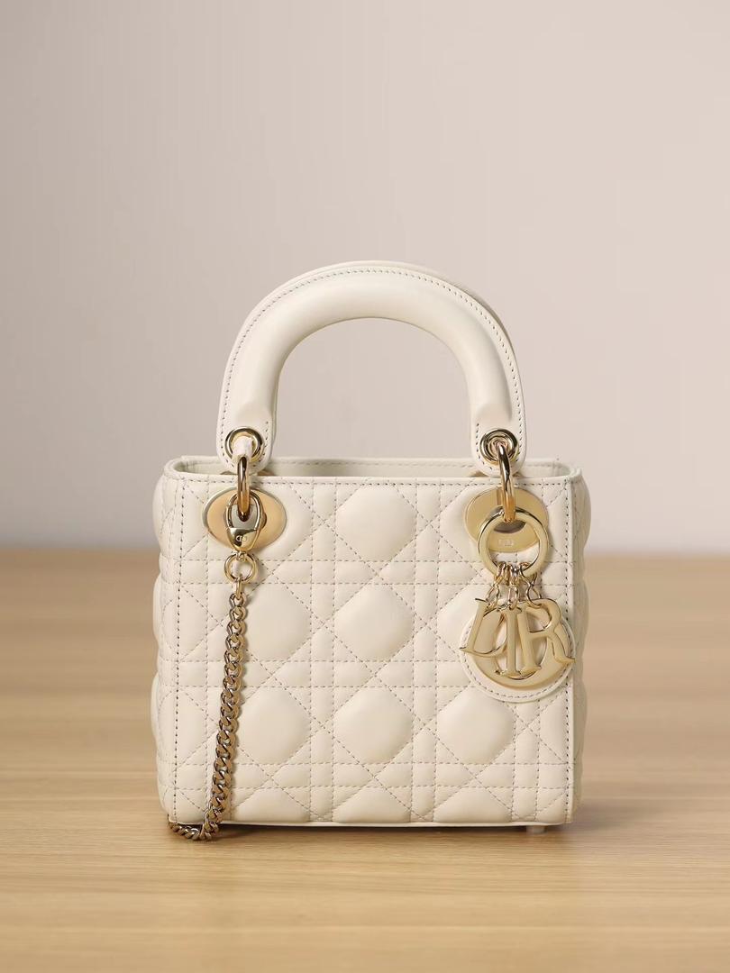 Latte Cannage Mini LD Bag