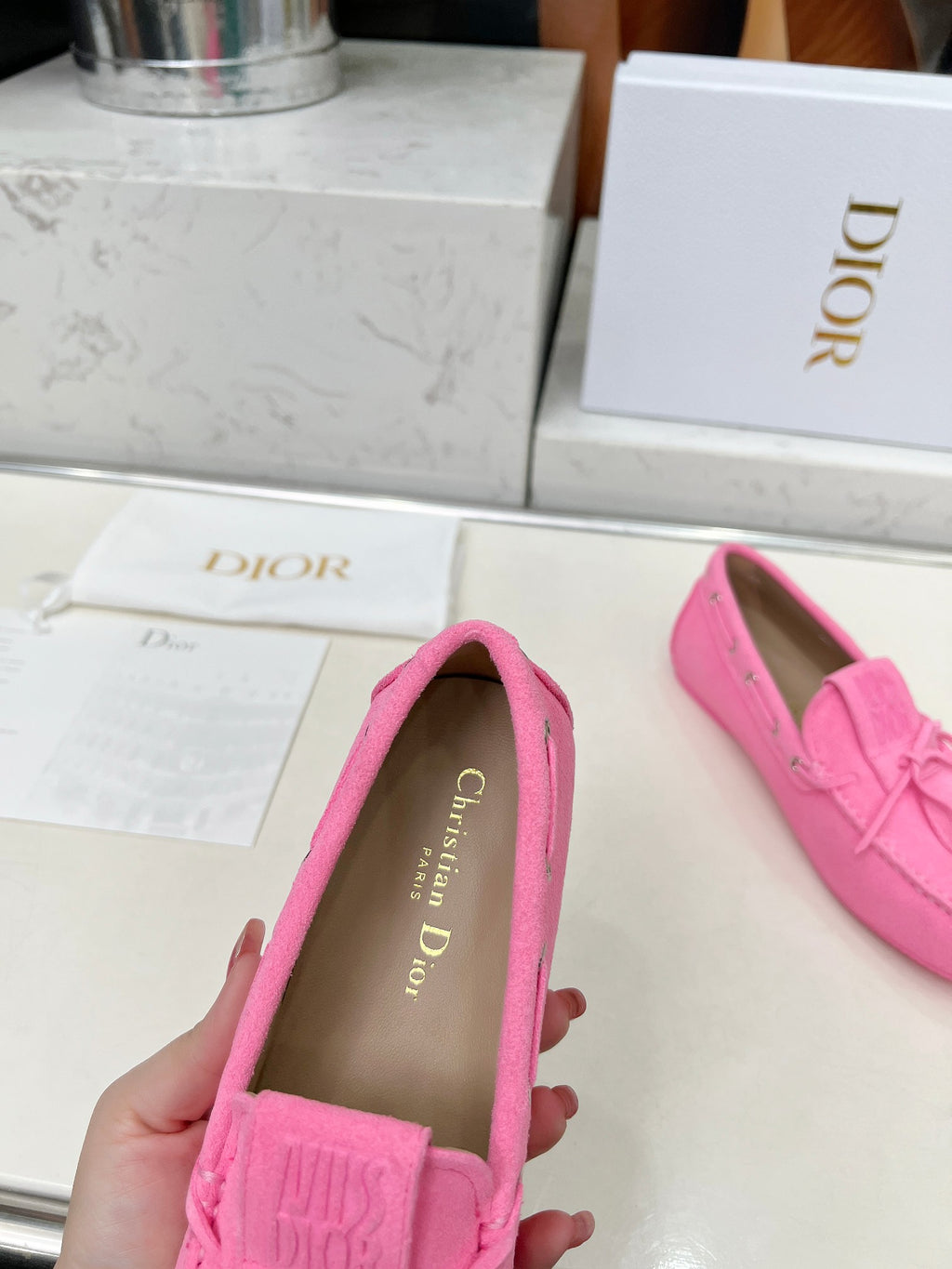 Fluorescent Pink Miss D Street Loafer