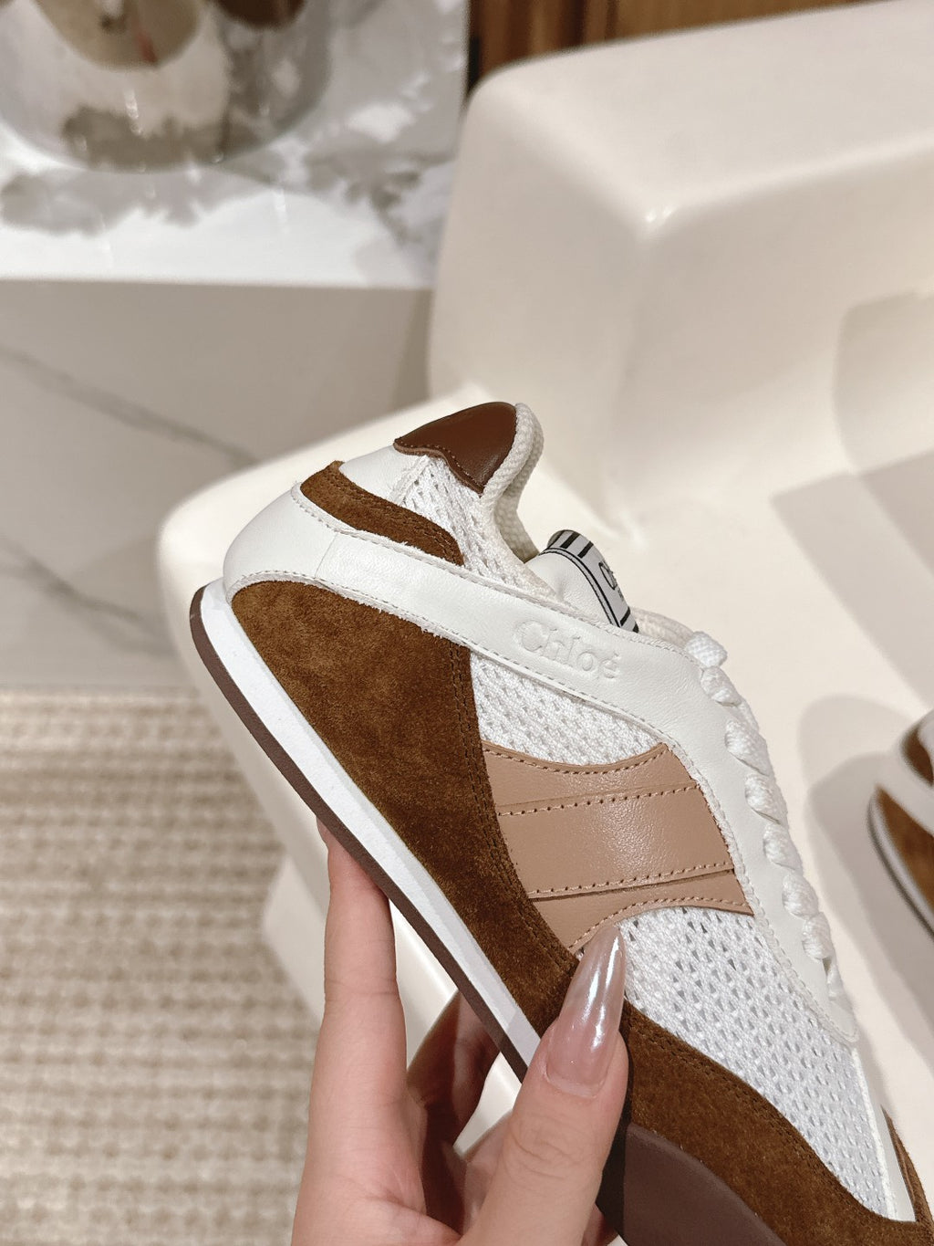 Natural Brown Kick Sneaker