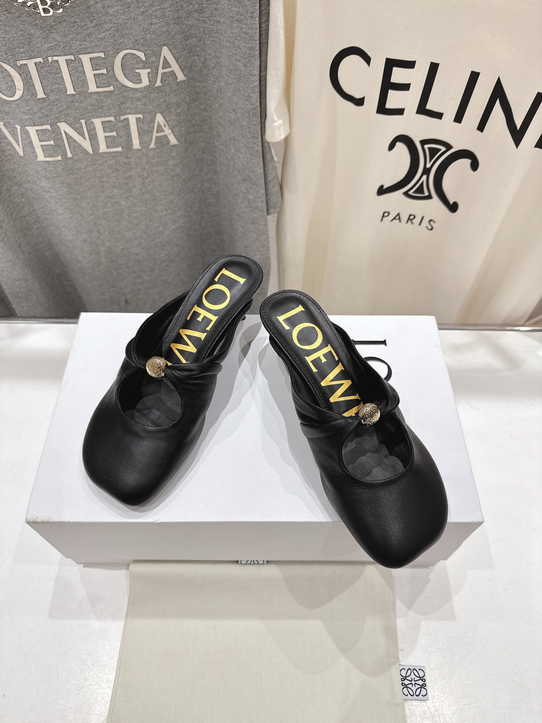 Black Pebble Soft Mule