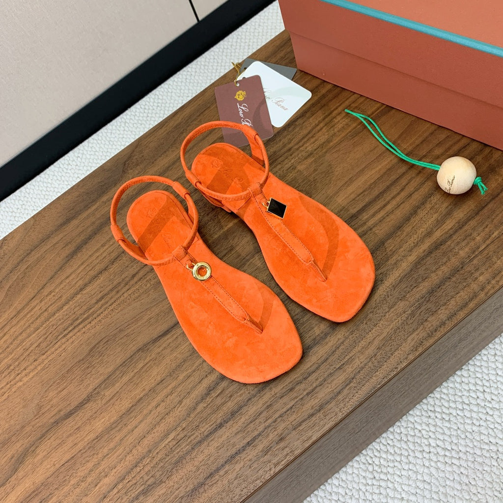 Orange Mindil Sandal