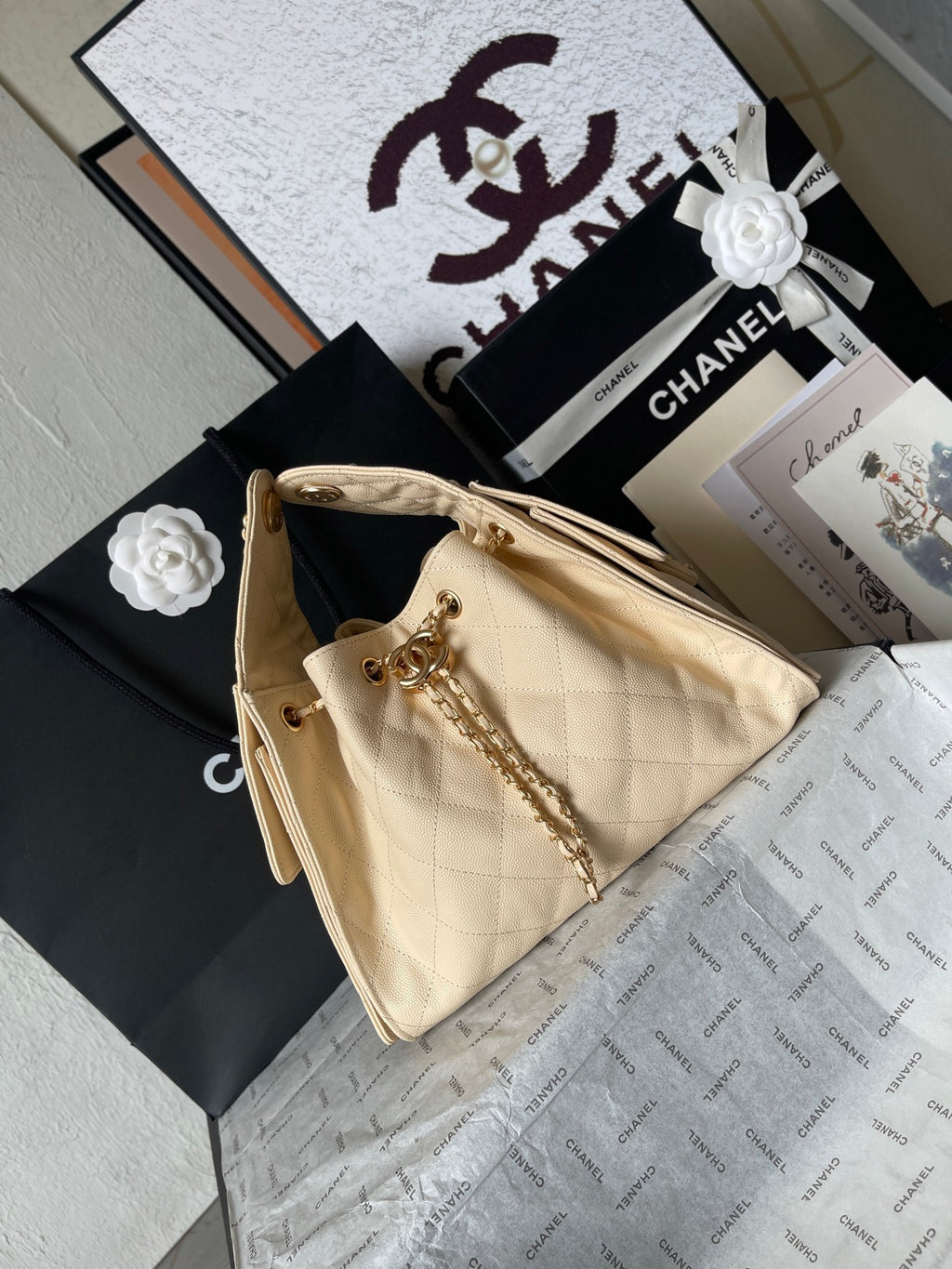 Beige 25 Small Handbag