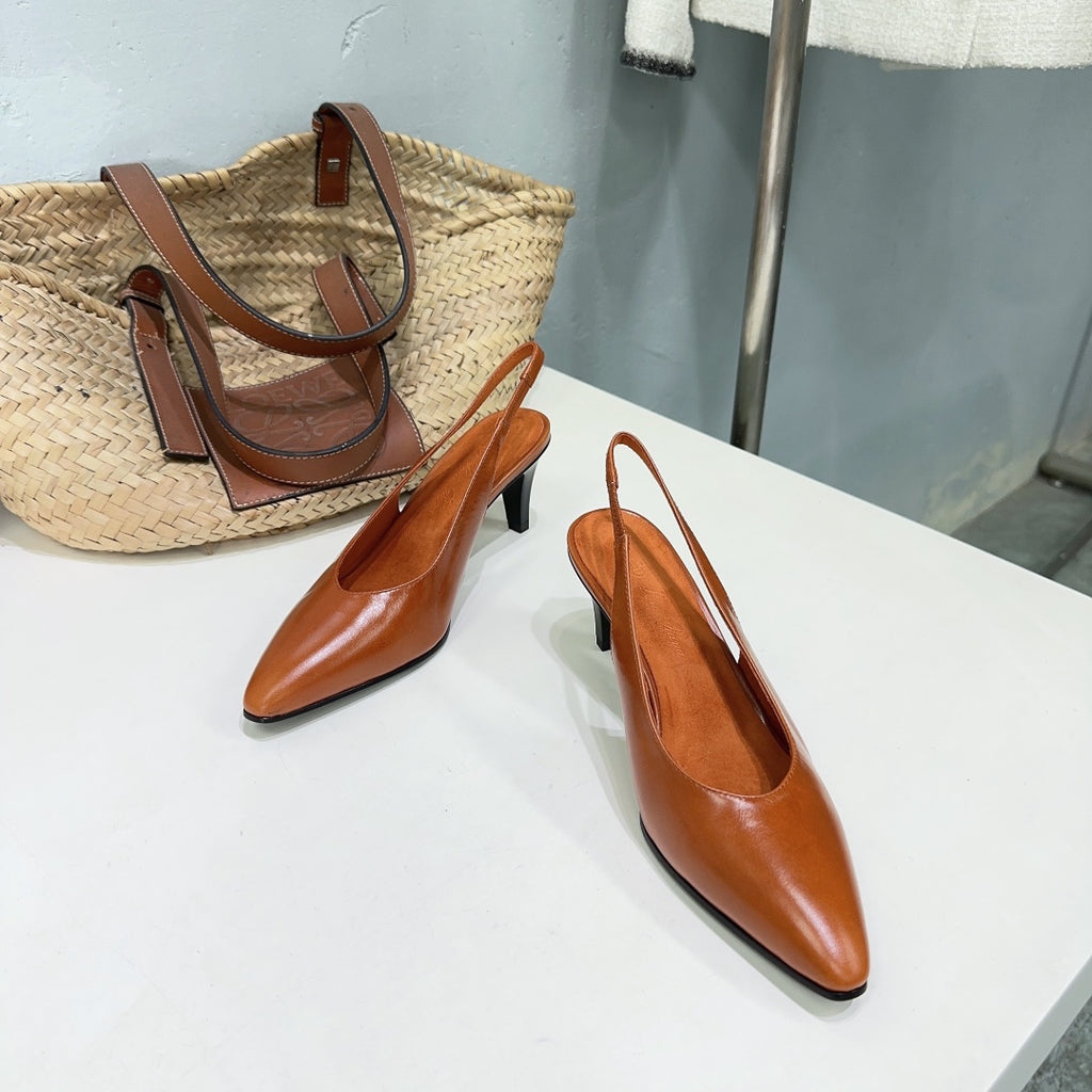 Saddle Brown Rebecca Pumps