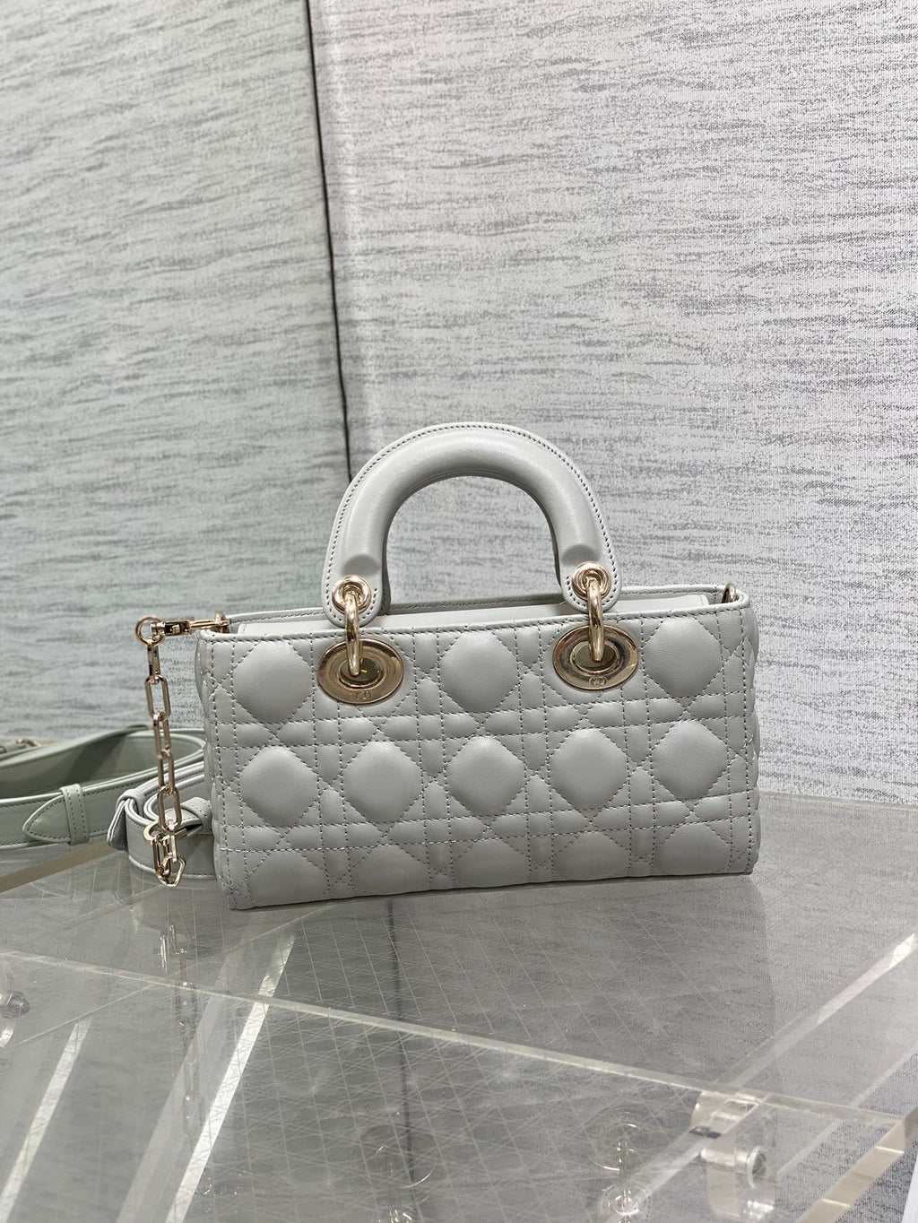 Cloud Gray Small LDJ Bag