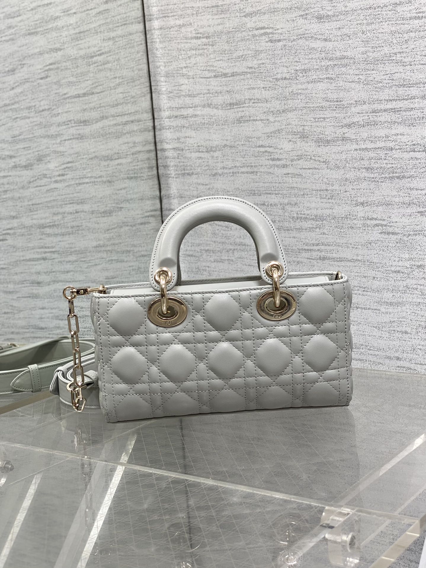 Cloud Gray Small LDJ Bag