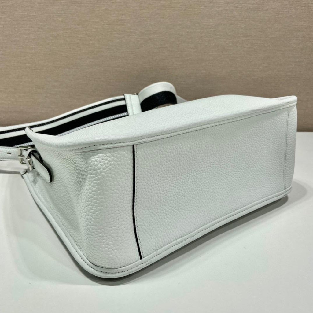 White PL mini shoulder bag
