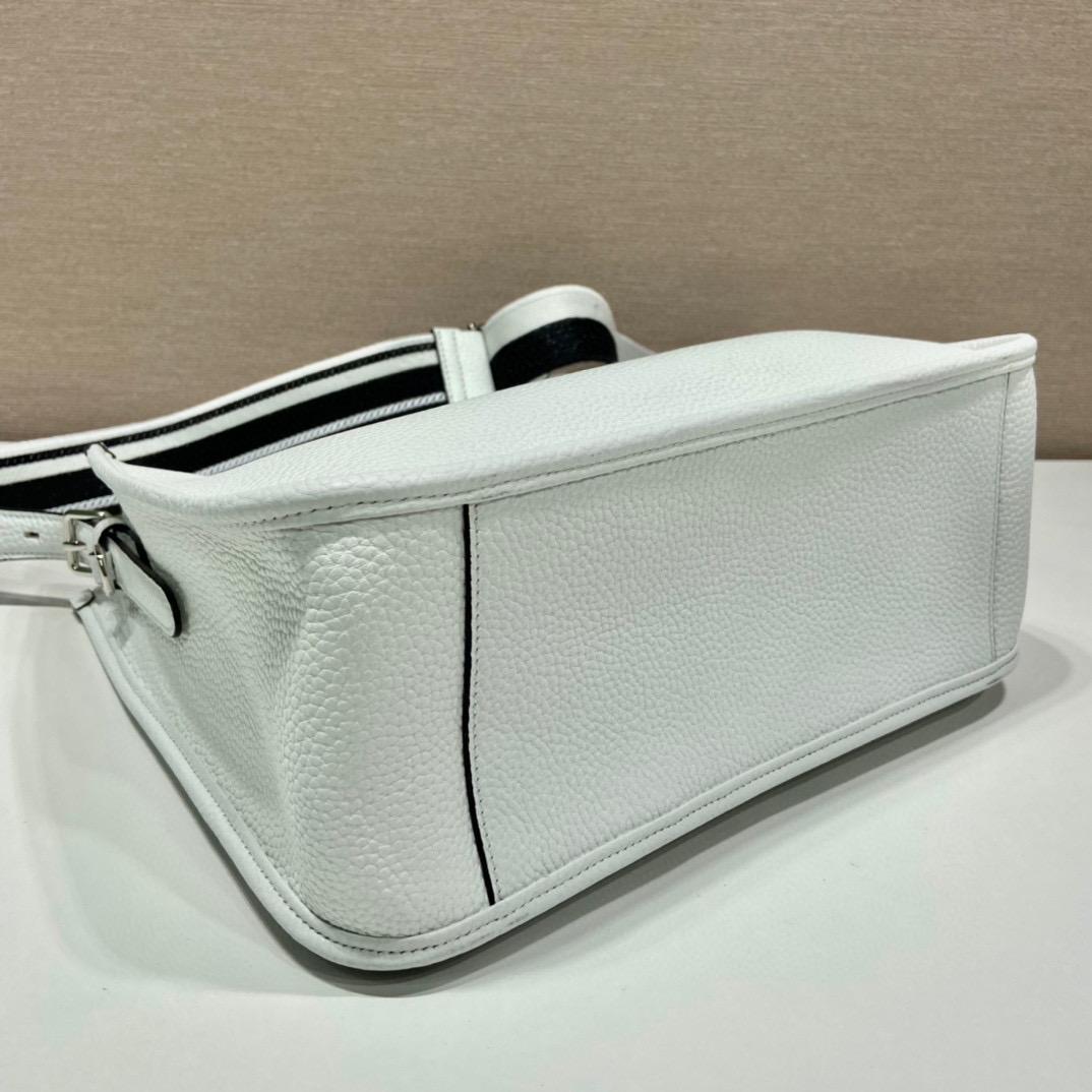 White PL mini shoulder bag