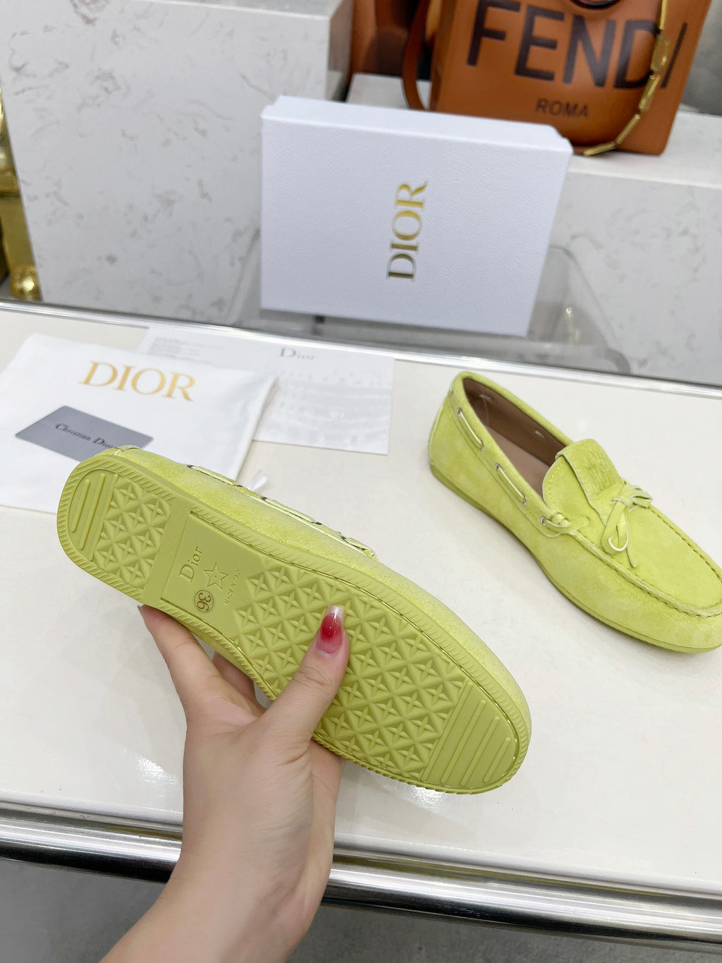 Peridot Green Miss D Street Loafer