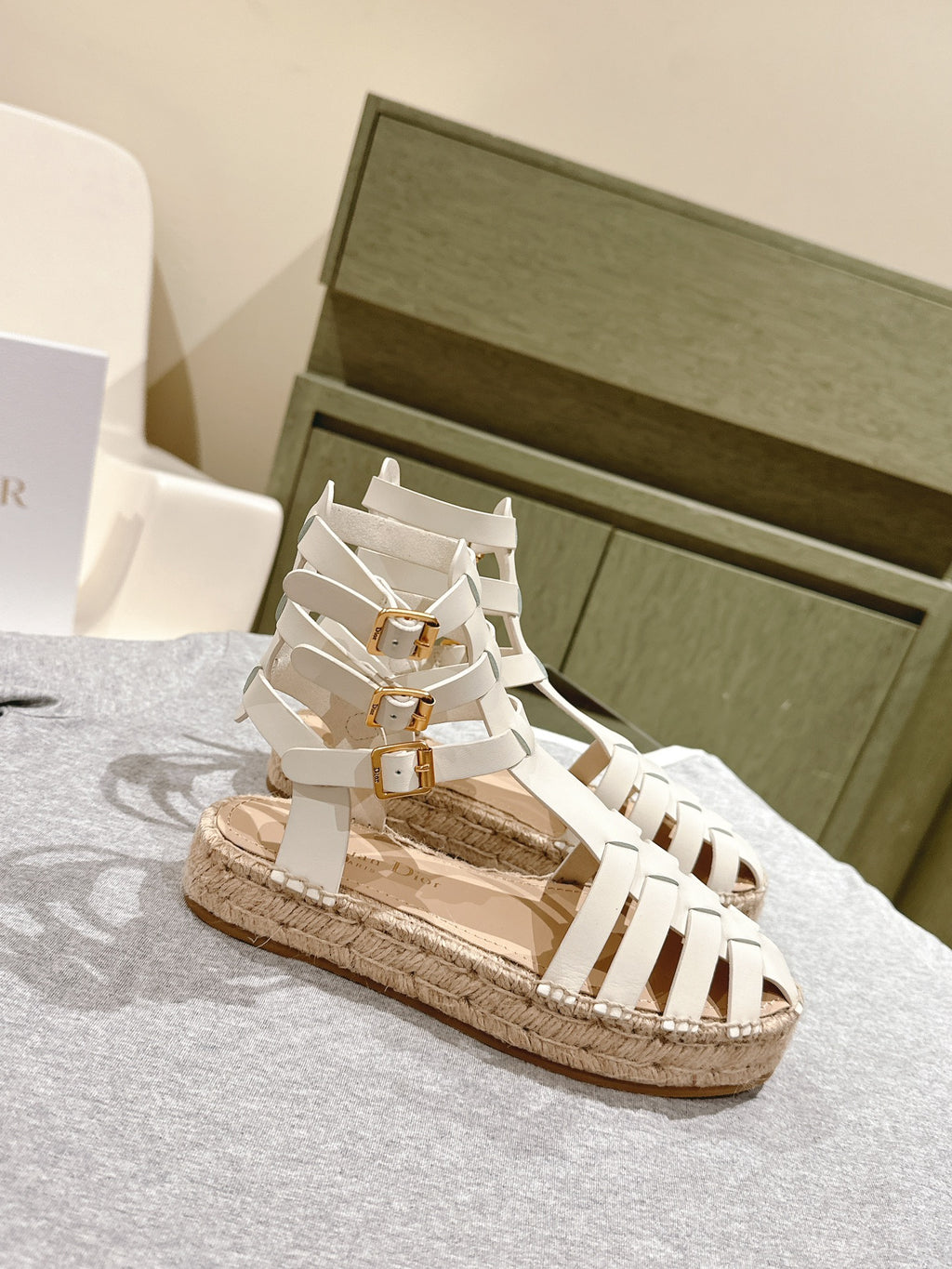White DD Marine Sandal