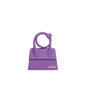 Purple LC Noeud Coiled Handbag