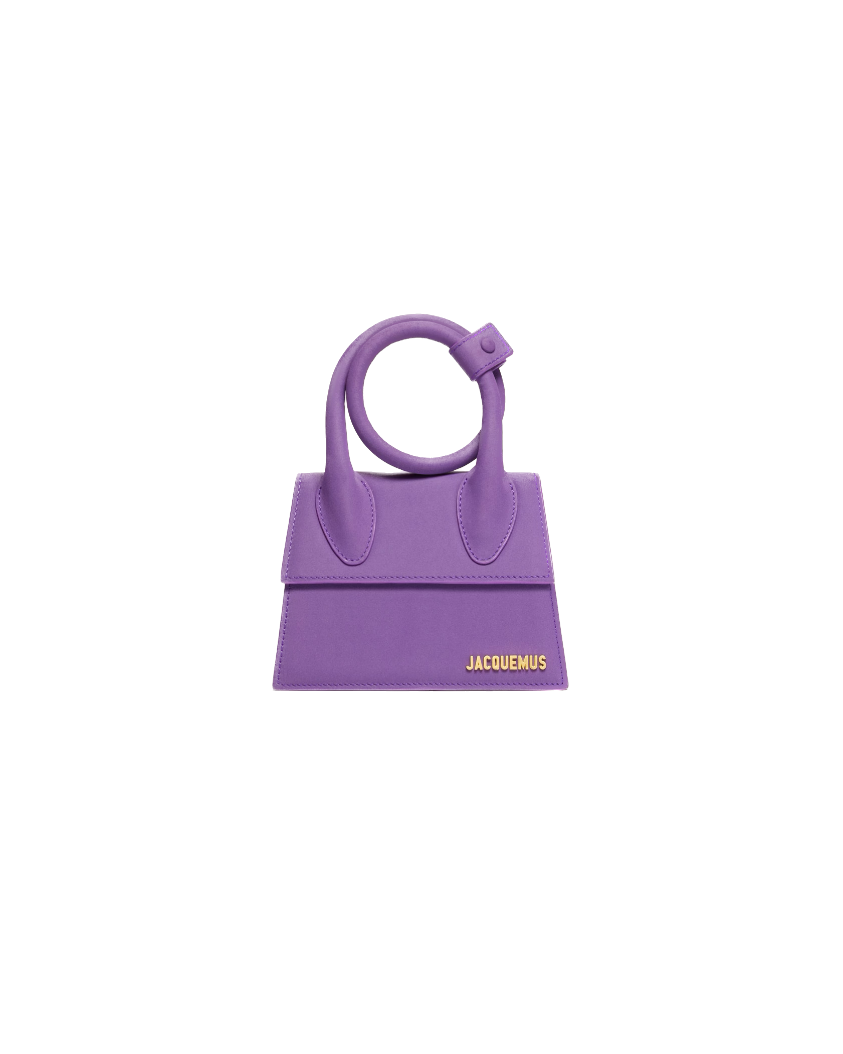Purple LC Noeud Coiled Handbag