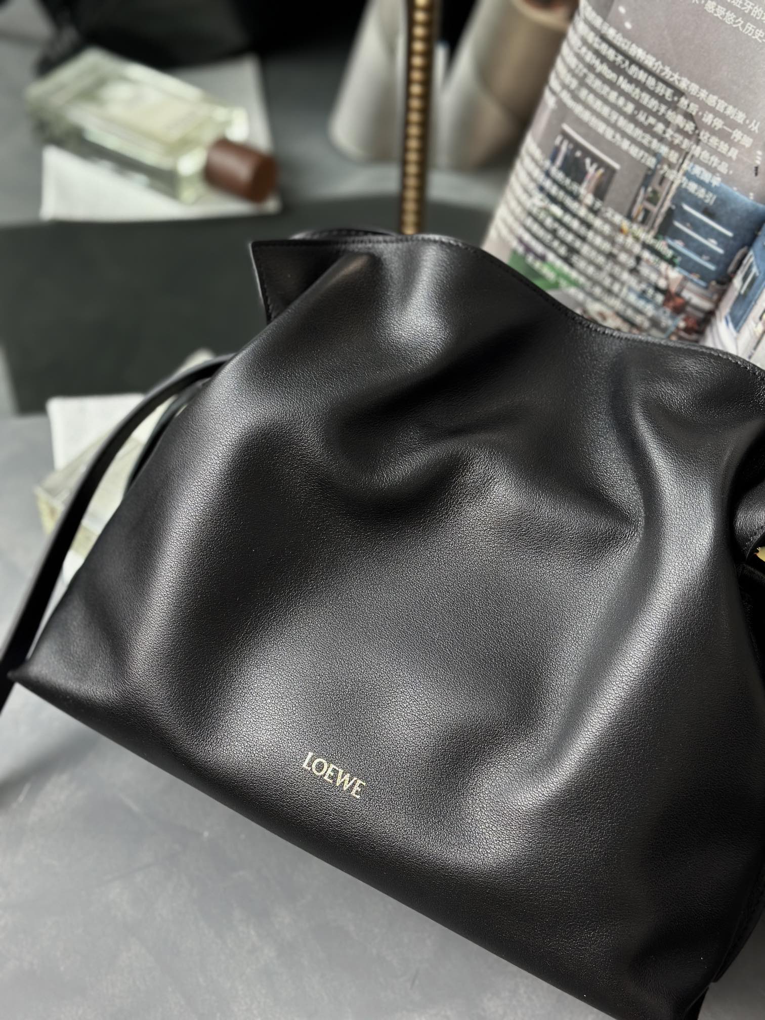 Black Medium Flamenco Clutch