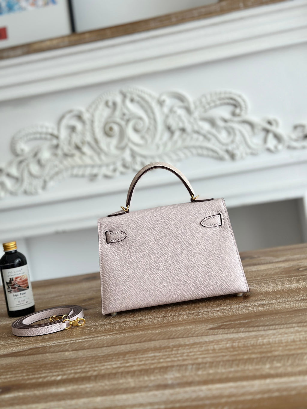 Light Pink Kelly 20 With Gold Hardware